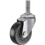 Load image into Gallery viewer, Stainless Threadedstem Rubber Caster  320SA-R75  HAMMER CASTER

