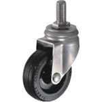 Load image into Gallery viewer, Stainless Threadedstem Rubber Caster  320SA-RU100  HAMMER CASTER
