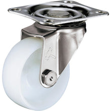 Load image into Gallery viewer, Stainless Topplate Nylon Caster  320S-NRB75  HAMMER CASTER
