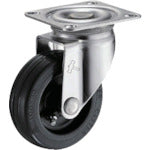Load image into Gallery viewer, Stainless Topplate Rubber Caster  320S-RBU100  HAMMER CASTER
