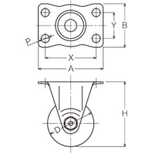 Load image into Gallery viewer, Stainless Topplate Urethane Caster  320SRP-UB100  HAMMER CASTER
