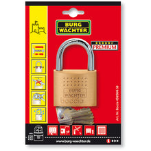 Load image into Gallery viewer, Cylinder Padlock Boccia  33711  BURG WAECHTER
