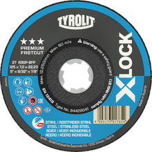 Load image into Gallery viewer, Grinding wheel X-LOCK for steel and stainless steel  34428041  TYROLIT
