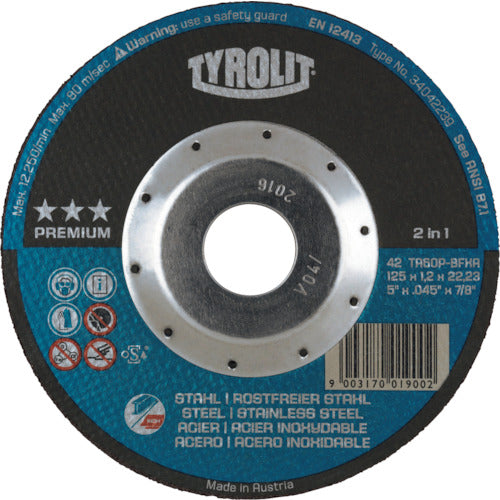 Cutting Grindstione Deep Cut Protection  34472852  TYROLIT