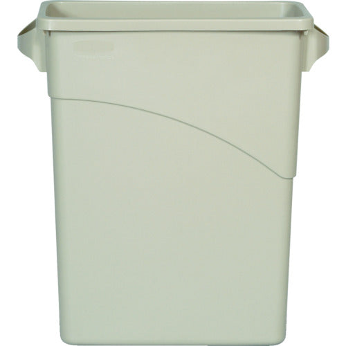 Slim Jim Waste Container with Handles 15-Gal  354102  Rubbermaid