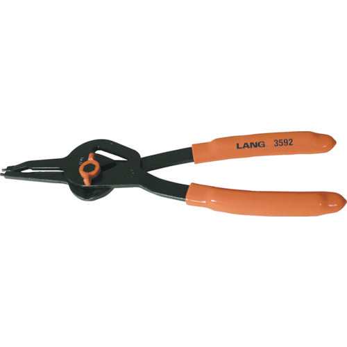 V-Switch Int Ext Retaining Ring Pliers - .090 inch 0-deg  3592  LANGTOOLS