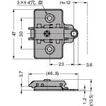 Load image into Gallery viewer, mounting plate  160-026-844  SUGATSUNE
