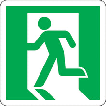 Load image into Gallery viewer, Additional Emergency Exit Guide Stickers for Glow-in-the-Dark Tape  378001  GREEN CROSS
