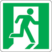 Load image into Gallery viewer, Additional Emergency Exit Guide Stickers for Glow-in-the-Dark Tape  378002  GREEN CROSS
