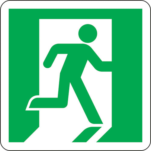 Additional Emergency Exit Guide Stickers for Glow-in-the-Dark Tape  378002  GREEN CROSS