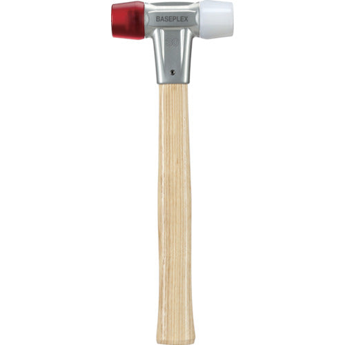 BASEPLEX Soft-face Mallet with Zinc die cast Housing and Wooden Handle  3968.025  HALDER