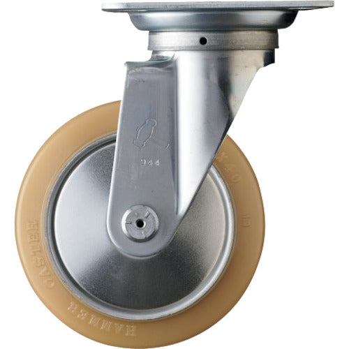 Topplate Urethane Caster  400S-URB150  HAMMER CASTER