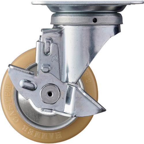 Topplate Urethane Caster  419S-URB100  HAMMER CASTER