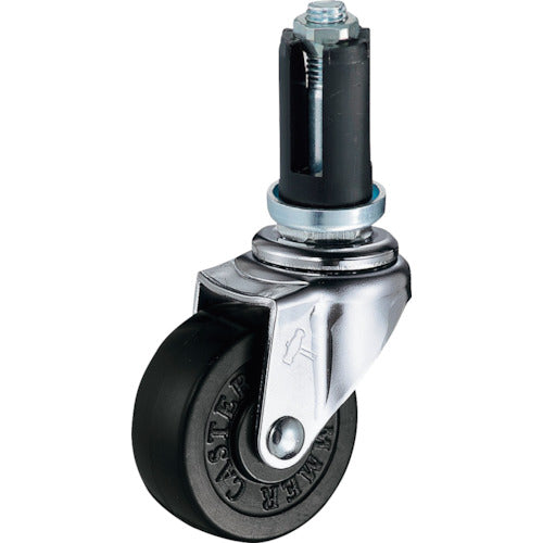 Expandingstem Rubber Caster  4201EU-R50  HAMMER CASTER