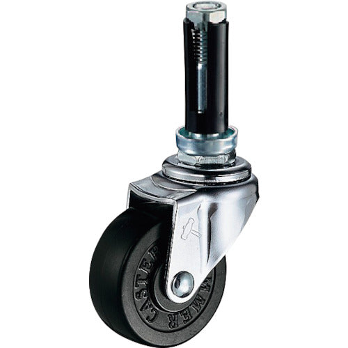 Expandingstem Rubber Caster  4202EU-R40  HAMMER CASTER