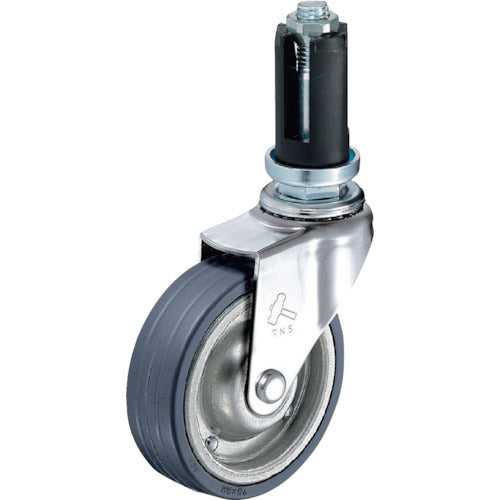 Expandingstem Rubber Caster  4203EU-PR75  HAMMER CASTER