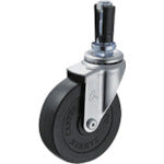 Expandingstem Rubber Caster  4203EU-R75  HAMMER CASTER