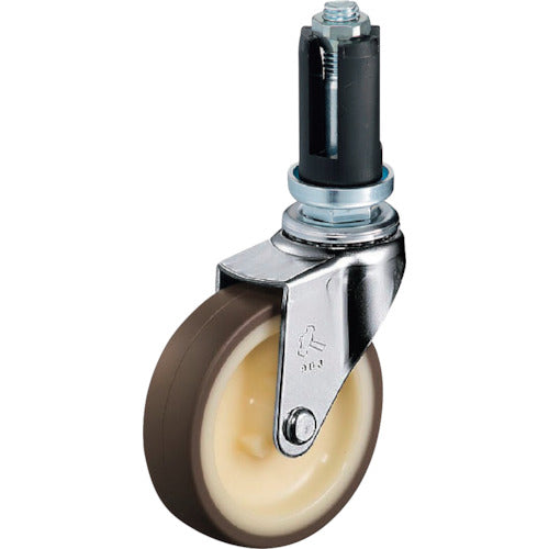 Expandingstem Urethane Caster  4203EU-UR75  HAMMER CASTER