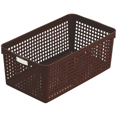 Plastic Name Basket Wide  4582-BR  inomata