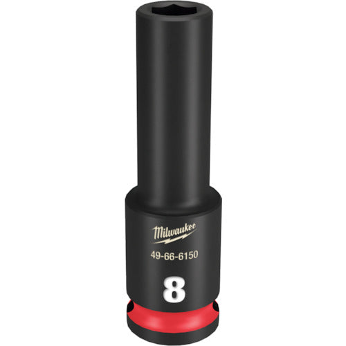 MILWAUKEE SHOCKWAVE 3/8 DR 8MM DEEP IMPACT SOCKET  49-66-6150  Milwaukee