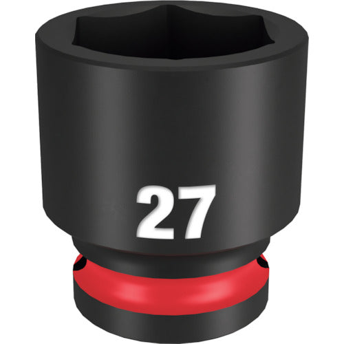 MILWAUKEE SHOCKWAVE 1/2 DR 27MM STD IMPACT SOCKET  49-66-6259  Milwaukee