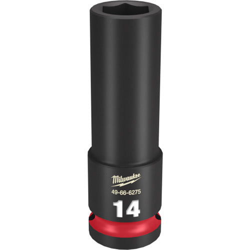 MILWAUKEE SHOCKWAVE 1/2 DR 14MM DEEP IMPACT SOCKET  49-66-6275  Milwaukee