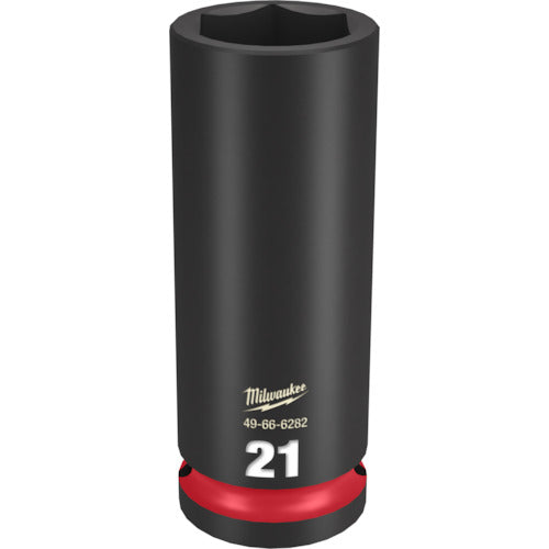 MILWAUKEE SHOCKWAVE 1/2 DR 21MM DEEP IMPACT SOCKET  49-66-6282  Milwaukee