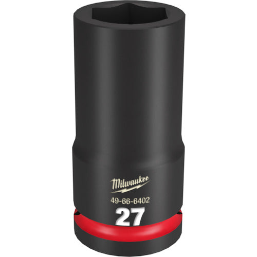 MILWAUKEE SHOCKWAVE 3/4 DR 27MM DEEP IMPACT SOCKET  49-66-6402  Milwaukee