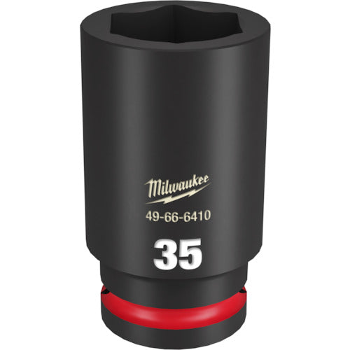 MILWAUKEE SHOCKWAVE 3/4 DR 35MM DEEP IMPACT SOCKET  49-66-6410  Milwaukee