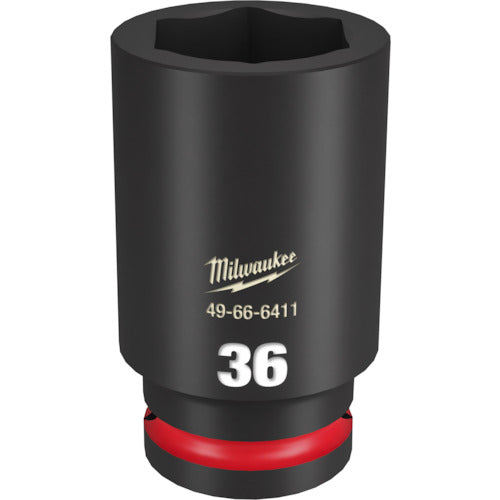 MILWAUKEE SHOCKWAVE 3/4 DR 36MM DEEP IMPACT SOCKET  49-66-6411  Milwaukee