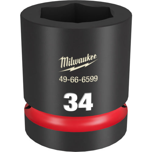 MILWAUKEE SHOCKWAVE 1 DR 34MM STD IMPACT SOCKET  49-66-6599  Milwaukee