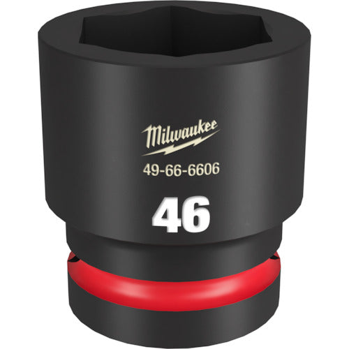 MILWAUKEE SHOCKWAVE 1 DR 46MM STD IMPACT SOCKET  49-66-6606  Milwaukee