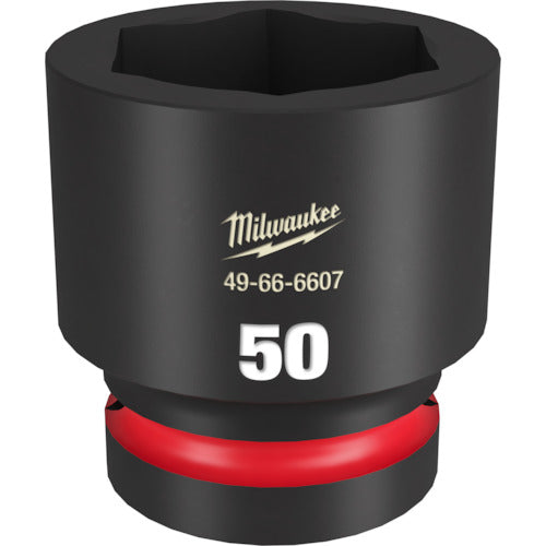 MILWAUKEE SHOCKWAVE 1 DR 50MM STD IMPACT SOCKET  49-66-6607  Milwaukee