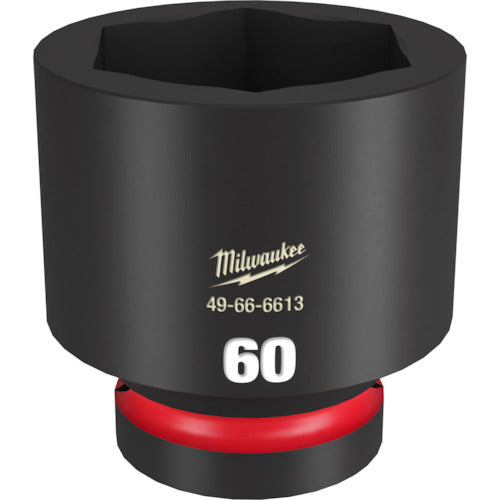 MILWAUKEE SHOCKWAVE 1 DR 60MM STD IMPACT SOCKET  49-66-6613  Milwaukee