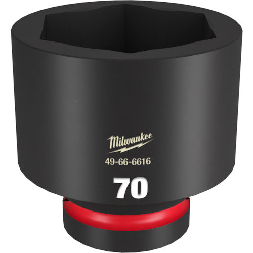 MILWAUKEE SHOCKWAVE 1 DR 70MM STD IMPACT SOCKET  49-66-6616  Milwaukee