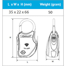 Load image into Gallery viewer, eGeeTouch Smart Padlock  5-01000-99  JSB TECH
