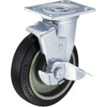 Topplate (Heavy-duty) Rubber Caster  519BPS-CR200  HAMMER CASTER