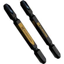 Load image into Gallery viewer, Double-ended Bit (Black Gold, Set of 2) +3x65mm  5302-65-BG  FUJIYA
