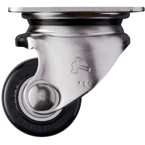 Stainless Topplate (Heavy-duty Low profile) Nylon Caster  540S0S-NRB50  HAMMER CASTER