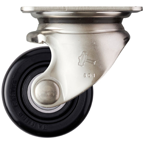 Stainless Topplate (Heavy-duty Low profile) Nylon Caster  540S0S-NRB65  HAMMER CASTER