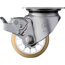 Load image into Gallery viewer, Stainless Topplate (Heavy-duty Low profile) Urethane Caster  545S0S-BAU75  HAMMER CASTER
