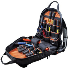 Load image into Gallery viewer, Tradesman Pro Tool Bag Backpack 35 Pockets Black  55475  KLEIN
