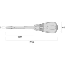 Load image into Gallery viewer, Tang-thru Screwdriver  43031066000009  FUJIYA
