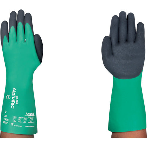 Chemical-Resistant Gloves AlphaTec 58-005  58-005-10  Ansell