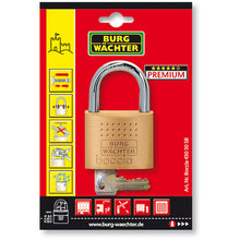 Load image into Gallery viewer, Cylinder Padlock Boccia  6431  BURG WAECHTER
