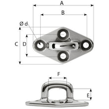 Load image into Gallery viewer, Diamond pad eye  6655  Wichard
