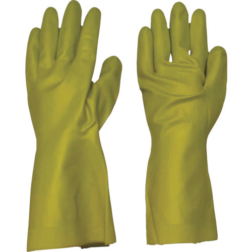 Unsupported Natural Rubber Flocklined Gloves  6702  DUNLOP