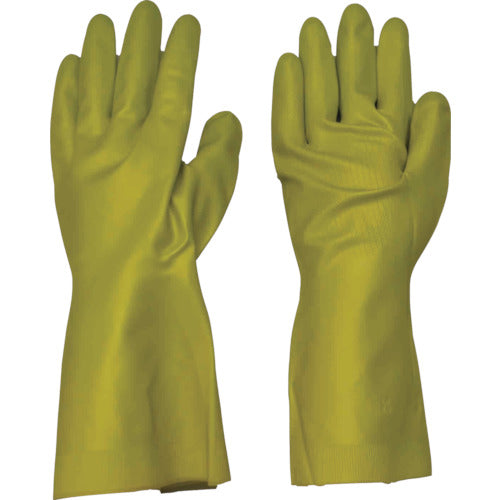 Unsupported Natural Rubber Flocklined Gloves  6709  DUNLOP