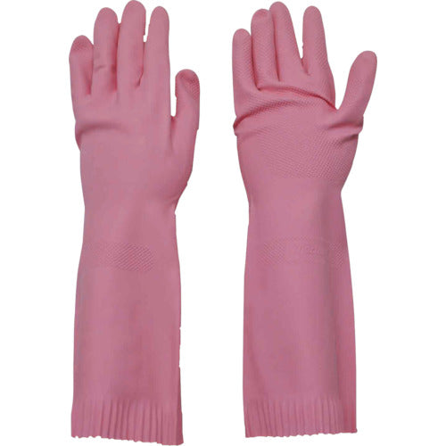 Unsupported Natural Rubber Flocklined Gloves  6711  DUNLOP