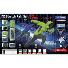 Load image into Gallery viewer, FE Stretch Rain Suit  7900-BK-LL  TOKEMI
